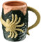 Alien: Keramik-Tasse, Cartoon-Muster, Zylindrisch, 1 Stück, 0.39 kg, Heißgetränke, Zuhause, Klassisch, Rund, Tasse