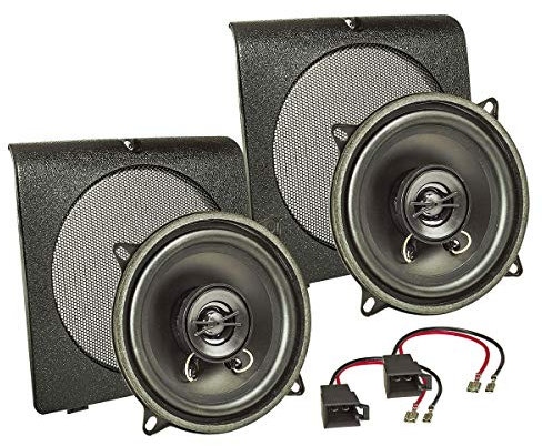 tomzz Audio 4057-007 Set di installazione di altoparlanti TA13.0-Pro compatibile con il sistema coassiale da 130 mm della tasca della porta anteriore della VW Golf 2 II Jetta 2 II
