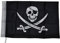 G.V. Bandiera Pirati Caraibi Bucanieri Pirate Flag Teschio Spade Incrociate cm 70x50