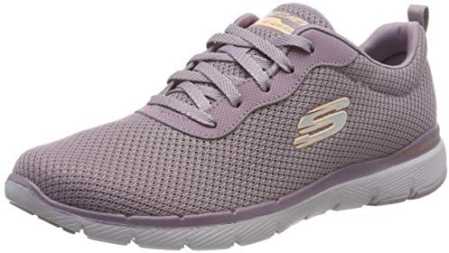 Skechers Femme Flex Appeal 3.0-First Insight Baskets, Violet (Purple Mesh/Purple Trim Pur), 41 EU