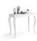 Mobili Fiver, Tavolo Consolle Allungabile, modello Classico, 45(306,2) x90 cm, Bianco Opaco, fino a 14 posti, Consolle da Soggiorno, Made in Italy