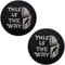 This is The Way Mandalorian Half Helmet Inspired Art Embroidered Fastener Hook and Loop Backing Tactical Moral Patch 8,9 cm 2 Stück