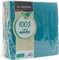 40 Serviettes Bleu Canard Tex Touch FSC® - 38x38cm