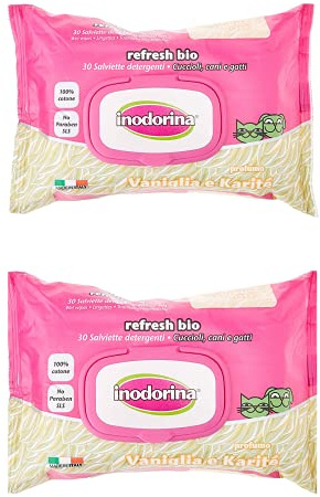 Inodorina Bio Ka Igiene Lingettes vanille Canne Lot