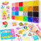Water Fuse Beads, 24 Colors Water Spray Beads Set, 4000pcs Non Toxic Magic Beads, DIY Refill Compatible for Hand Making Puzzle Educational Toys for Kids Beginners Gift