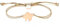 DPT Kleeblatt Armband, GlüCksarmband Damen, GlüCksbringer Armkettchen, GrößEnverstellbar GlüCksbringer Damen, Handgewebtes ArmbäNder FüR Frauen & MäDchen (Roségold-Khaki)