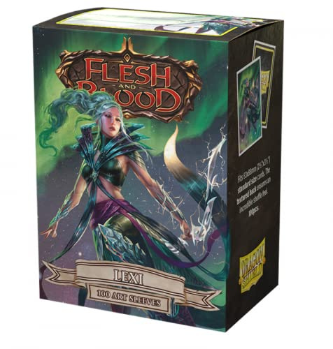 Dragon Shield | Flesh & Blood Art Sleeves | 100 CT - Smooth & Tough Premium TCG Sleeves | Compatible with Pokemon, One Piece & Magic the Gathering | Lexi
