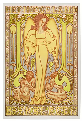 artboxONE Poster 150x100 cm Typografie Toorop - The Hoogeland Beekbergen - Bild jugendstil gemälde jugendstil