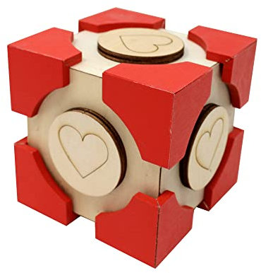 Companion Secret Escape Box - Fun Holz Puzzle Box - Mid Difficulty - Inklusive Crux Aufkleber