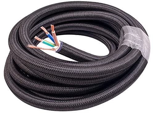 DKSooozs Audiophile 17mm HiFi OCC Power Cable CD/IEC Player Amplifier AC Power Cord 6N DIY HIFI XLR Bulk Power Cable 1 Meter