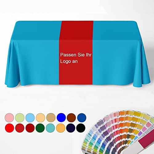 GZYZXP Tischläufer mit Business-Logo, Tischläufer für Geschäftsanbieter, Hochzeit, Geburtstag, Personalisierter Logo, Personalisiertes Banner, vollständiger Aufdruck Ihres Logo-Designs