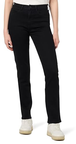 Wrangler Damen Slim Jeans, Retro Black, 29W / 32L