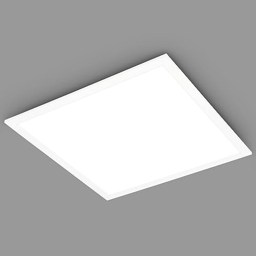 BRILONER - Plafonnier salle de bain, Plafonnier LED, Lampe LED, Lampe de salle de bain IP44, Panneau LED, Lampe de salle de bain, Lumière blanche neutre 4.000K