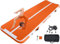 MEKETUM Air Turn Track Matte 2m 3m 4m 5m 10/20cm Dicke Turnen Matten Aufblasbar Gymnastikmatte Rutschfest Sportmatte für Zuhause/Training/Tumbling/Yoga/Outdoor/Fitness (Vitalität Orange, 3m10)