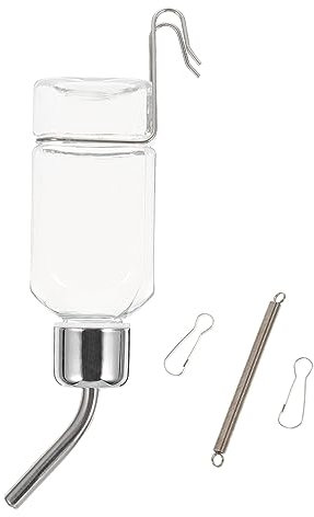 Milisten Distributeur Deau pour Chien Suspendu - Portable 21 X 7 Cm - Distributeur Automatique