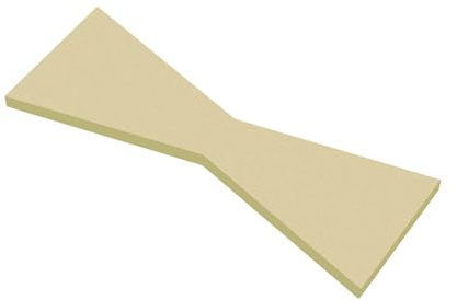 Create idea Fliege aus massivem Messing, 100 mm x 38 mm x 4 mm, Schlitzschneiden, Holzfliege, professionelle Schmetterlingseinlage, Schmetterlingseinlage, für Fliege, Inlay, Holzbearbeitung