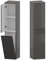 Furni Rosen Bad Hochschrank Titan mit Chromgriffen und Wäschekorb, Badschrank Hochschrank für Badezimmer, Badezimmerschrank – Modernes Design & Raumwunder