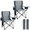 TIMBER RIDGE XXL Campingstuhl Faltbar 200KG Belastbar Übergröße Bequem Gepolster Klappstuhl Camp Garten Balkon Strand Camping Stuhl Sessel Gartenstuhl Anglerstuhl Regiestuhl