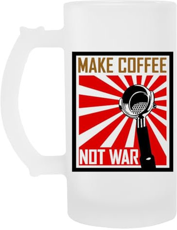 Suzetee Japanese Propaganda Coffee Poster Transparentes Bierglas Mit Henkel Trinkbecher