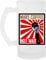 Suzetee Japanese Propaganda Coffee Poster Transparentes Bierglas Mit Henkel Trinkbecher