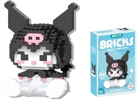 3D Puzzle with Cartoon Figures, Mini Building Blocks Toy Set Micro Building Blocks Anime Bausteine für Kinder, Anime Building Blocks Für Kinder Und Erwachsene