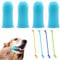 Cutiolly Dog Finger Toothbrush, 8pcs Silicone Pet Toothbrush, Easy Dog Teeth Cleaning