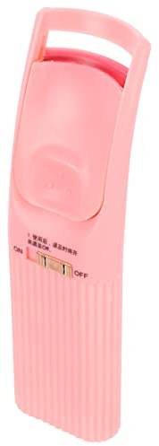 minkissy Elektrische Wimpernzange Lash Curler Lockener Wimpernzangen Hitze Stirn Und Kompakte Wimpernzange Heizwimpern-Curling-Tool Heizwimpern Curlgerät Handwimpernwärmer Abs Rosa