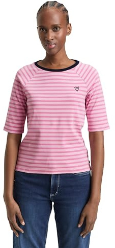 TOM TAILOR Denim Damen Sweatshirt mit Raglan-Ärmeln