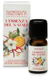 Nasoterapia L'Essenza del Natale - Sinergia di Oli Essenziali - La sinergia della festa con oli esenziali puri di arancio dolce, cannella e chiodi di garofano