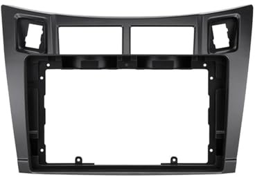 Mascherina Per Autoradio Pannello Installazione Autoradio Cornice Cruscotto Mascherina Radio Per TOYOTA Per YARIS Per Vitz Per Platz 2005-2010(Black,Only fascia)