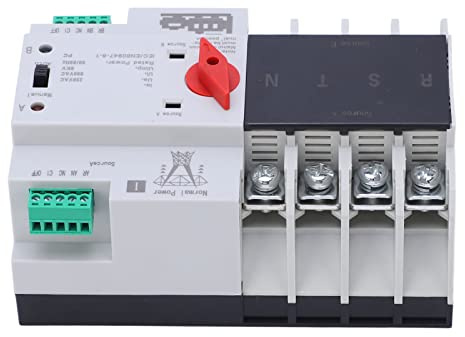 TARSHYRY 4P Dual Power Auto Transfer Switch Controller für Haushaltsgeräte, AC230V-Spule, Kontinuierliches Stromversorgungssystem (63A)