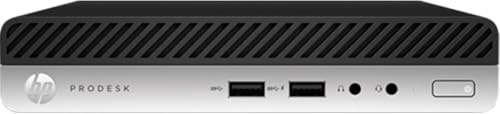 HP ProDesk 405 G4 Mini PC Desktop Computer, AMD Ryzen 5 Pro 2400G, 8GB RAM, 256GB SSD, WiFi, Bluetooth, No Keyboard & mouse, Windows 11 Pro (Renewed)