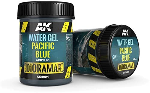 AK Interactive Water Gel Pacific Blue 250ml.