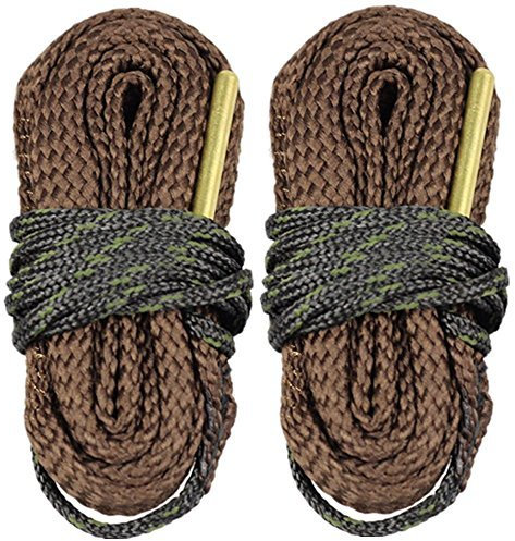 Rainbow_Road Schlangenreiniger für Jagd, Pistolenreinigungsseil, Kaliber 17HMR .177, für Karabiner/Schrotflinte/Pistole/Gewehre, 2 Stück