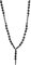 Halskette Perlen kette für Herren Männer Schwarz Rosenkranz Onyx Handmade Geschenke