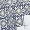 CREATISTO Mosaik-Fliesen Fliesensticker Fliesenfolie - Hochwertige Sticker Aufkleber für Wandfliesen I Klebefliesen Deko Folien für Fliesen Ornament in Bad u. Küche (20x25 cm I 18 -Teilig)