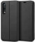 BEZ Handyhülle für Huawei P30 Hülle, Premium Tasche Case Kompatibel für Huawei P30, Schutzhüllen aus Klappetui mit Kreditkartenhaltern, Ständer, Magnetverschluss, Schwarz