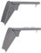 Remle - Kit premium bisagra puerta frigorifico Liebherr 5056 inoxidable 9590178 21312263