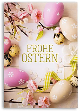 Art Nuvo NUVO EXCLUSIVE OSTERKARTEN NR 5 SATZ VON 10 STÜCK KARTEN 120x170mm MIT WEIßEN UMSCHLÄGEN EE105