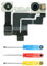 MMOBIEL Front Facing Camera Compatible with iPhone 12 Mini 2020 12 MP - Selfie Flex Cable Replacement Front Camera - Incl. Screwdrivers