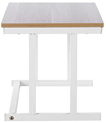 Étagère de rangement à 2 étages pour micro-ondes, étagère de four à micro-ondes, étagère de cuisine, étagère à épices, étagère pour cuisine, salon, 57 x 38 x 38 cm, blanc