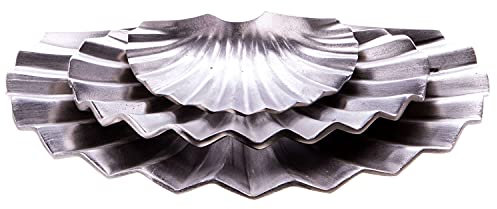 Davartis Aluminium Schalen in Muschelform 3er Set (1x 3 Stk.)