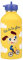 Gourde enfant Acier inoxydable DRAEGER PARIS - Facile à nettoyer - gourde réutilisable - Idéale pour parc, école - Contenance 300ml - 17 cm x 6,5 cm - Jaune - Message inscrit : Roi De La Glisse