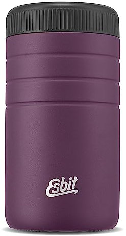 Esbit Thermobehälter Majoris für Essen - Warmhaltebehälter 550 ml - aus Edelstahl für warme und kalte Speisen - in Aubergine