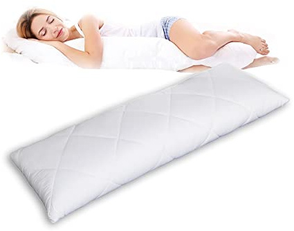 Descanso Home & Living Seitenschläferkissen Füllung mit gestepptem Bezug (105x40cm)
