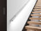 Sellon24® LED Handlauf Stahl Pulverbemalt Schwarz 25x45 SLIM Wandhandlauf Geländer Treppe (100 cm, WEIß RAL9016)