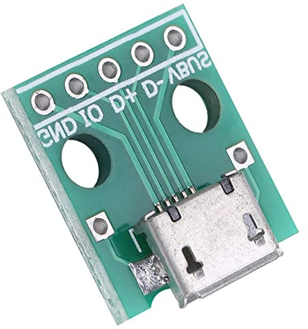 10 Pcs USB vers DIP Board 5 Broches Usb Micro Breakout Board Usb C Breakout Board Micro USB DIP Adaptateur Conseil 2.54mm Pas Femelle Micro USB vers DIP USB DIP Adaptateur