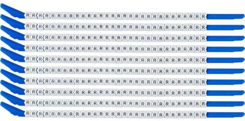 Brady Clip Sleeve Wire Markers SCN-13-R, Black, White, SCN-13-R