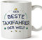 Mugffins Tassen/Becher mit Spruch für TAXIFAHRER - Auf Deutsch - Beste der Welt - 11 oz / 330 ml - originelles und lustiges Geschenk Mitarbeiter