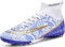 WOWEI Fußballschuhe Herren Fußballschuhe Professionelle High Top Spike Cleats Junge Kinder Fussballschuhe Outdoor Sport Trainingsschuhe Sportschuhe (27 SD, 37EU)